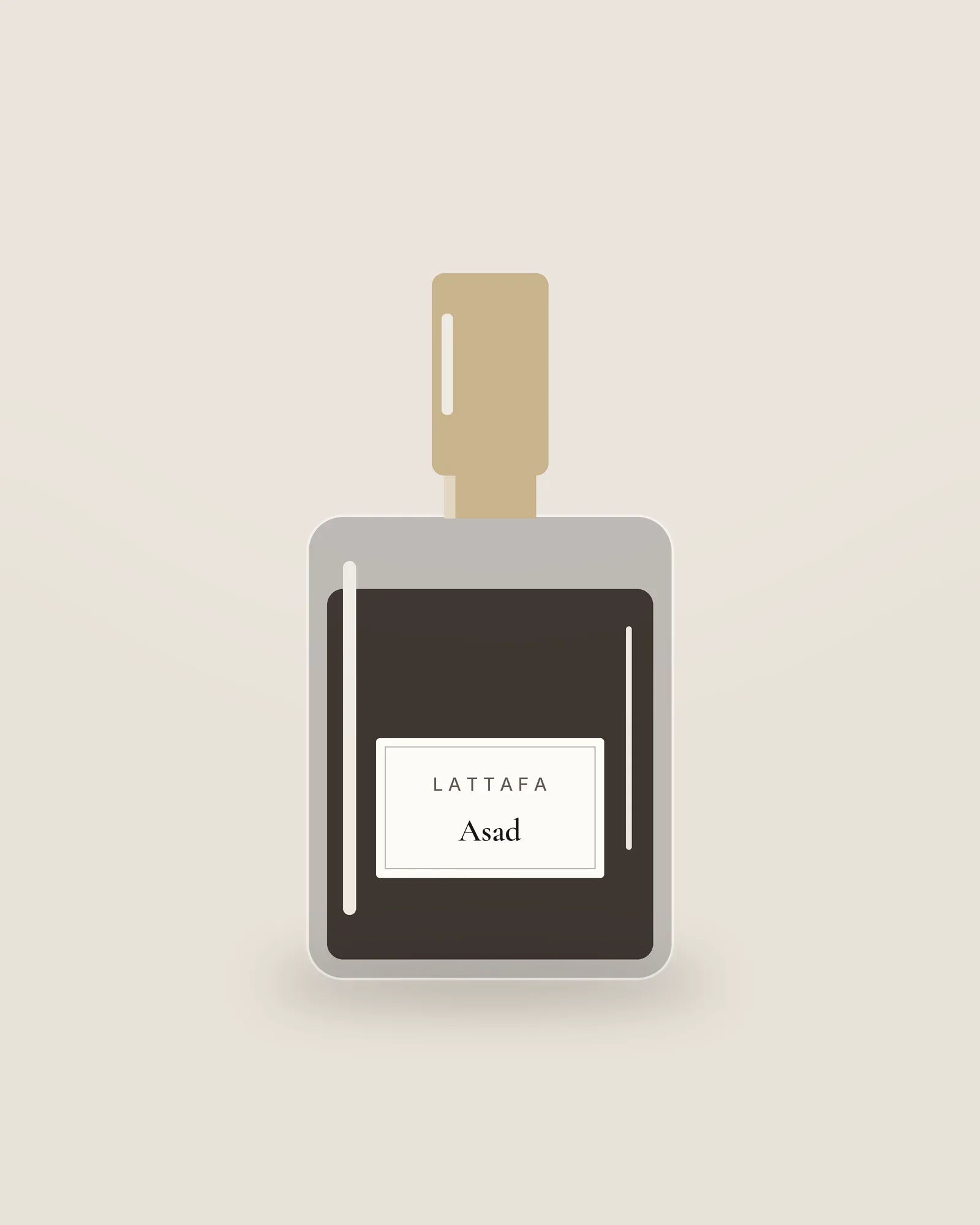 Lattafa Asad EDP bottle